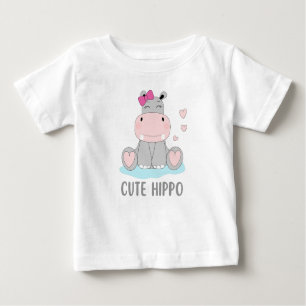 Cute hippo  baby T-Shirt