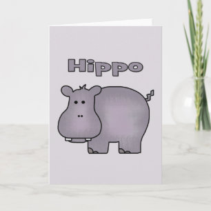 Cute Hippo Card