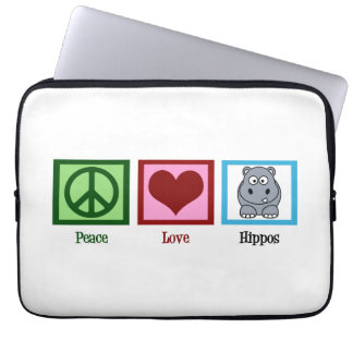 Cute Hippo Laptop Sleeve