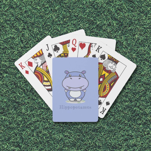 Cute Hippo Playing Cards (Cute Hippo Playing Cards)