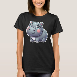 Cute Hippopotamus T-Shirt