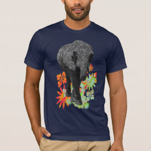 Cute Hippy Elephant tees