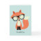 Cute Hipster Red Fox Folded Thank You Notes