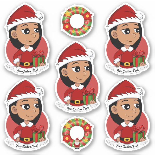 Cute Hispanic girl with long black hair  (Front)