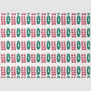 Cute Ho Ho Ho Colourful Christmas Tissue Paper