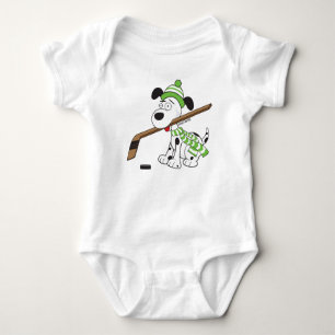 Cute Hockey Dog Infant Bodysuit