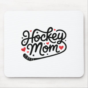 Cute Hockey Mom Hockey Player Mother Mouse Pad