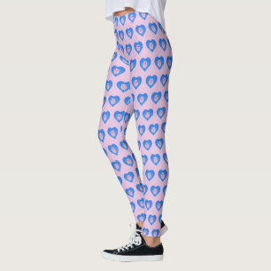 Cute Hoggy Valentine's Day Leggings