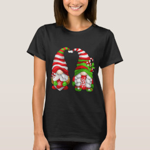 Cute Holiday Gnomes For Christmas Lover - Funny Xm T-Shirt