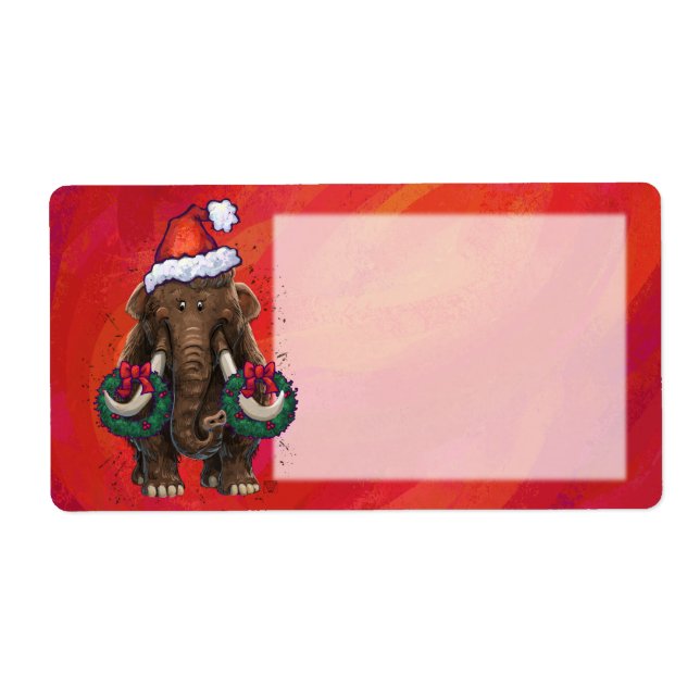 Cute Holiday Mastodon  (Front)