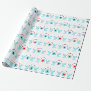 Cute Holidays Angels Wrapping Paper