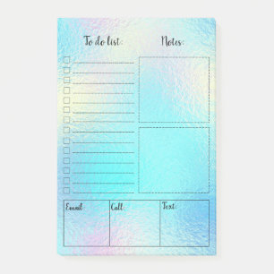 Cute holographic to do list Post-it® Notes
