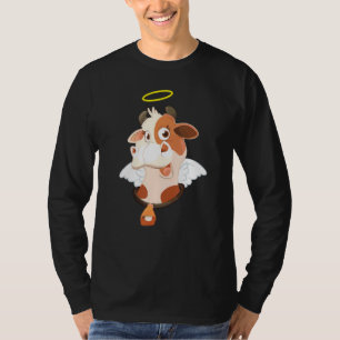 Cute Holy Cow Heavenly Cattle Pun Tee