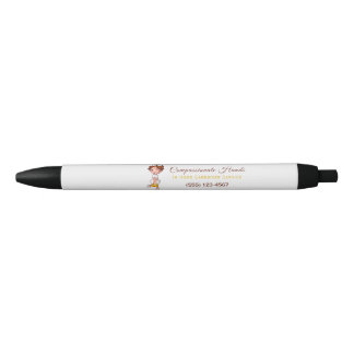 Cute Home Health Care Nurse Service Business Black Ink Pen