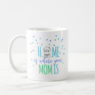 Cute Home is Where Your Mum Is Coffee Mug