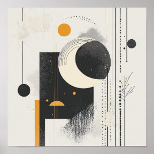 Cute Home Styling Mid Century Modern Art Wall Art