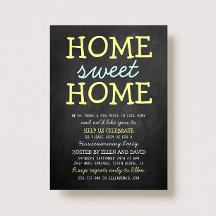 Cute Home Sweet Home Housewarming Invitations