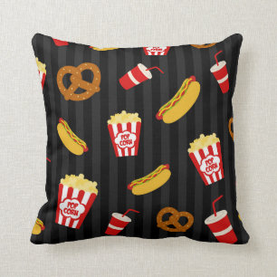 Cute home theatre pattern decor pillow