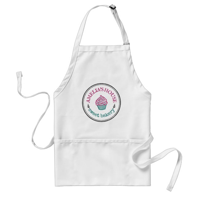 Cute Homemade Personalised Business Logo Custom Standard Apron (Front)
