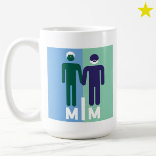 Cute Homosexual MLM Gay Male Pride Flag Colors Coffee Mug