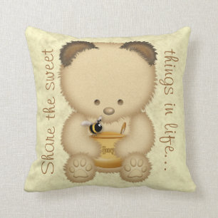 Cute Honey Bear Cushion