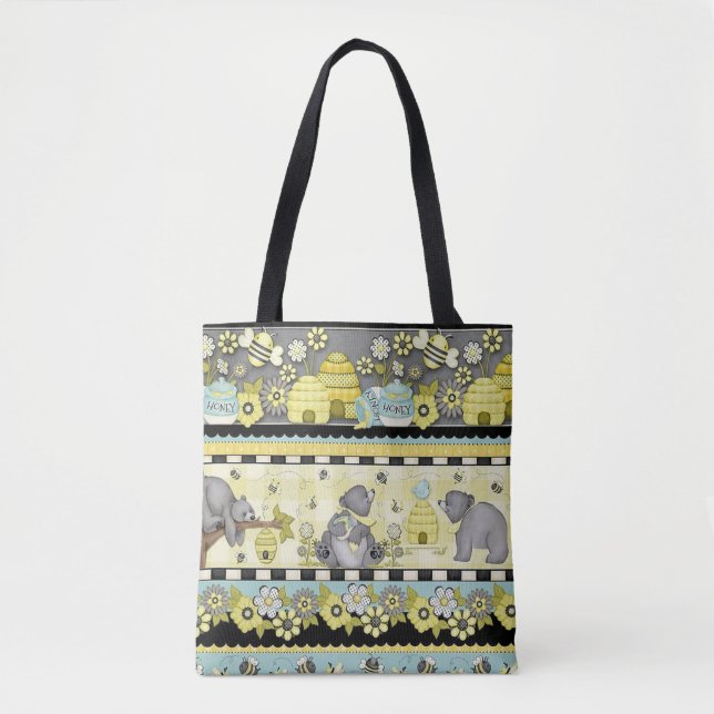 "Cute Honey Bee" TOTE Bag (Front)