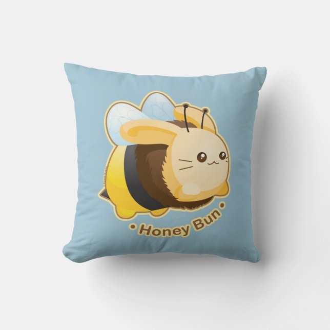 Cute Honey Bun Bunny Cushion (Front)