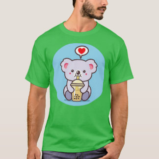 Cute Honey Koala Bubble Tea amp Pets T-Shirt