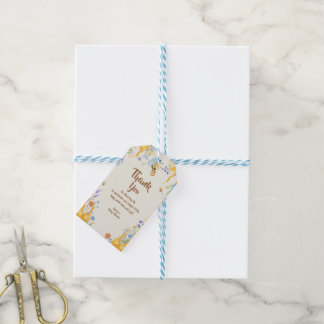 Cute honeyBee floral baby shower Gift Tags