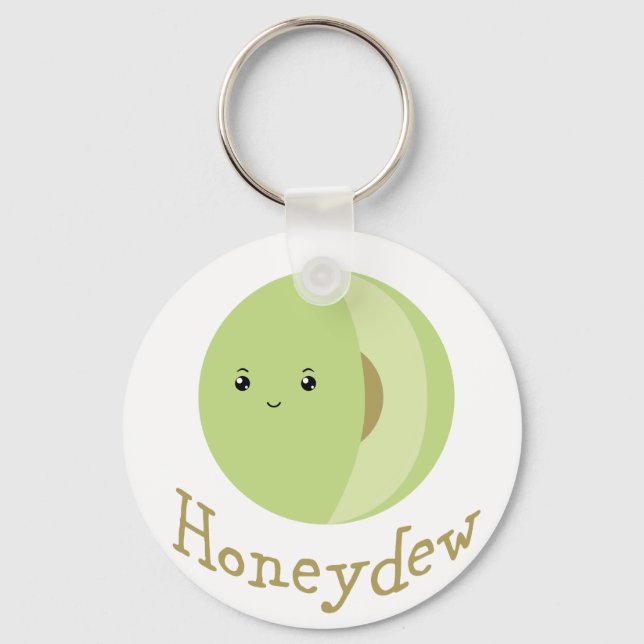 Cute Honeydew Key Ring (Front)