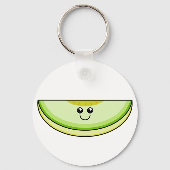 Cute Honeydew Key Ring (Front)