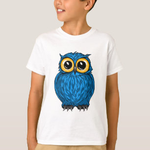Cute Hoot Blue Owl T-Shirt