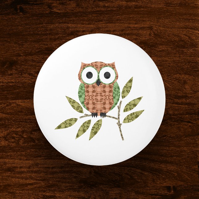 Cute Hoot  Owl Ceramic Knob (Creator Uploaded)
