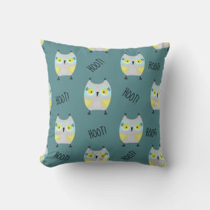 Cute Hoot Owls Cushion