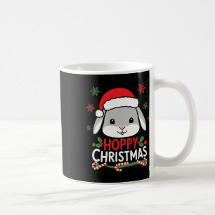 Cute Hoppy Christmas Bunny Lovers Rabbit Holiday G Coffee Mug