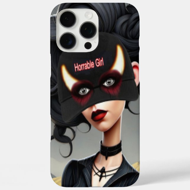 Cute Horrible girl  Case-Mate iPhone Case (Back)