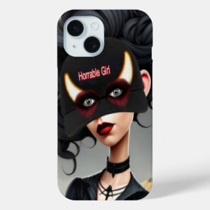 Cute Horrible girl  iPhone 15 Case