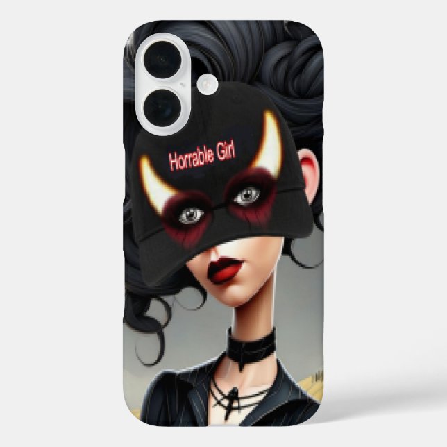 Cute Horrible girl  Case-Mate iPhone Case (Back)