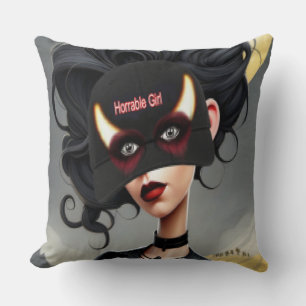 Cute Horrible girl Cushion
