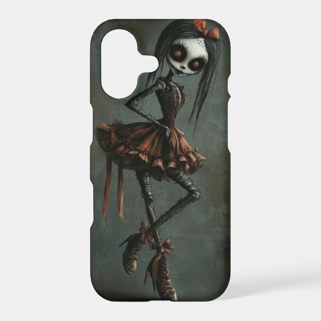 Cute Horror Gothic Girl iPhone 17 Case Mate (Back)