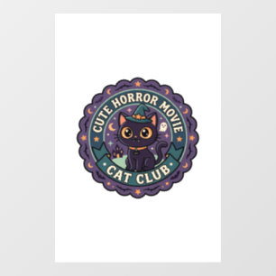 Cute Horror Movie Cat Cute Cat T-Shirt Design - Cu