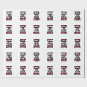 Cute Horror Movie Cuddle Vintage Graphic Shirt Des Wrapping Paper