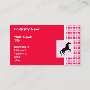 Cute Horse Business Card