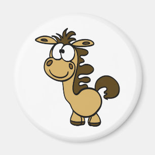 cute horse cartoon magnet