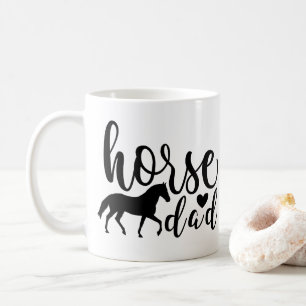 cute Horse Dad word art Coffee Mug