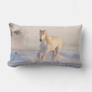 Cute Horse Gift Equestrian Pony Stallion Western Lumbar Cushion