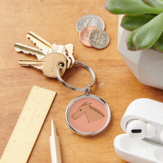 Cute Horse Key Ring
