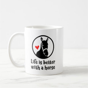 Cute Horse Lover Country Farm Cowgirl Rodeo Coffee Mug