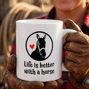 Cute Horse Lover Gift Western Cowgirl Equestrian Coffee Mug