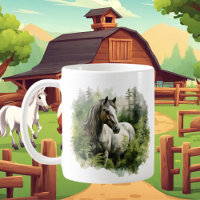 Cute horse lovers add monogram